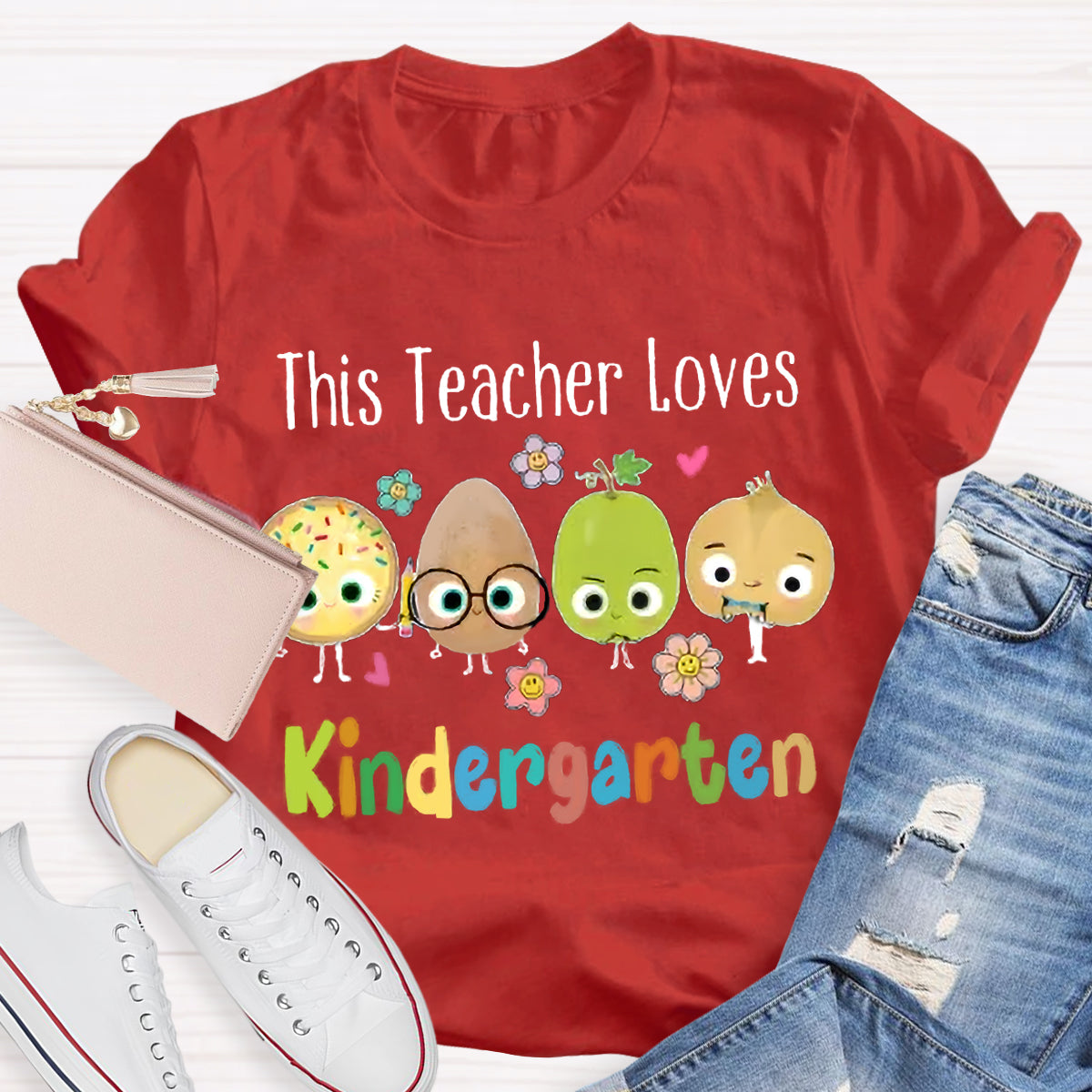 Personalized Grade This Teacher Loves T-Shirt