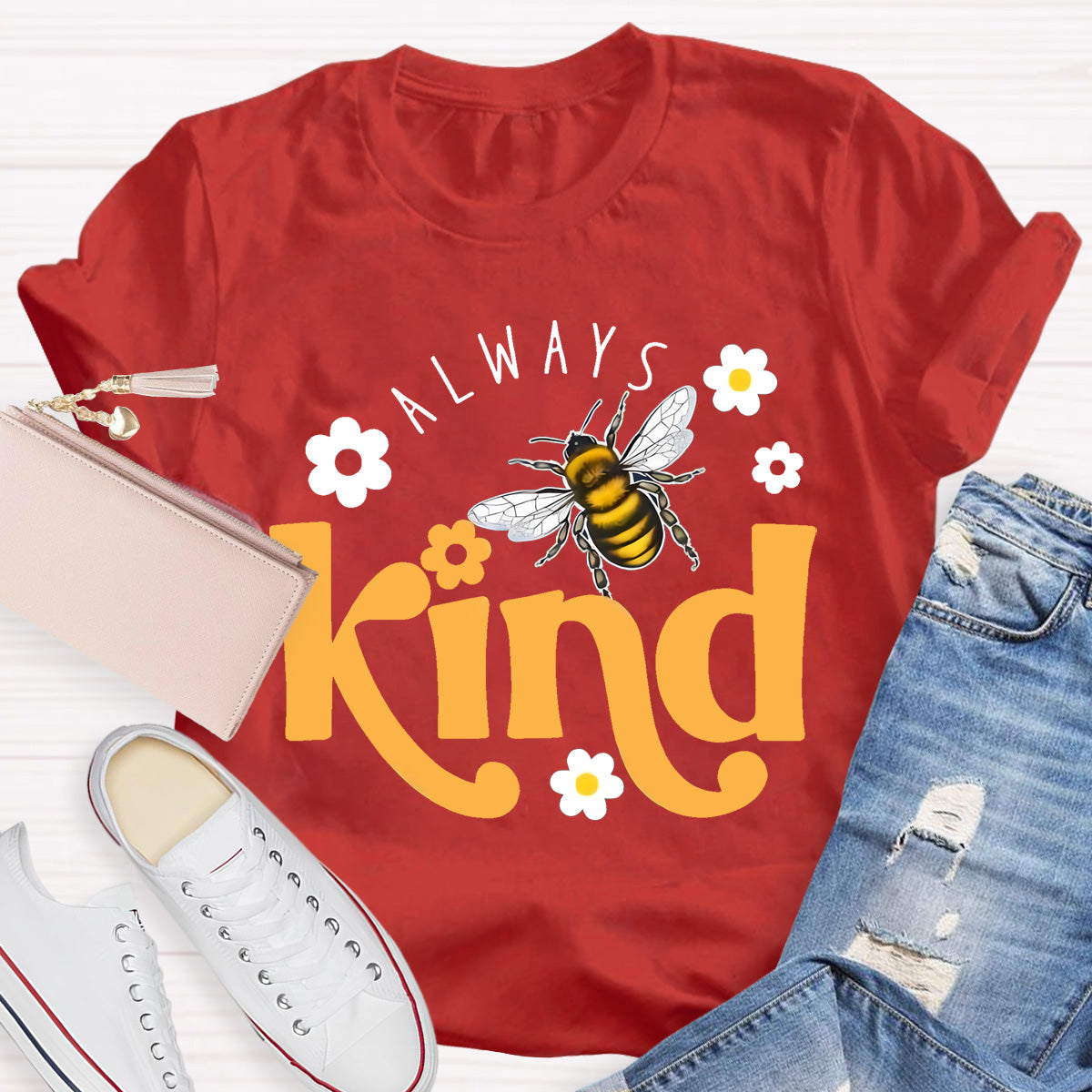 Always Bee Kind Floral T-Shirt