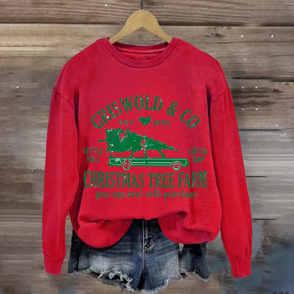 Retro Griswold Christmas Tree Sweatshirt