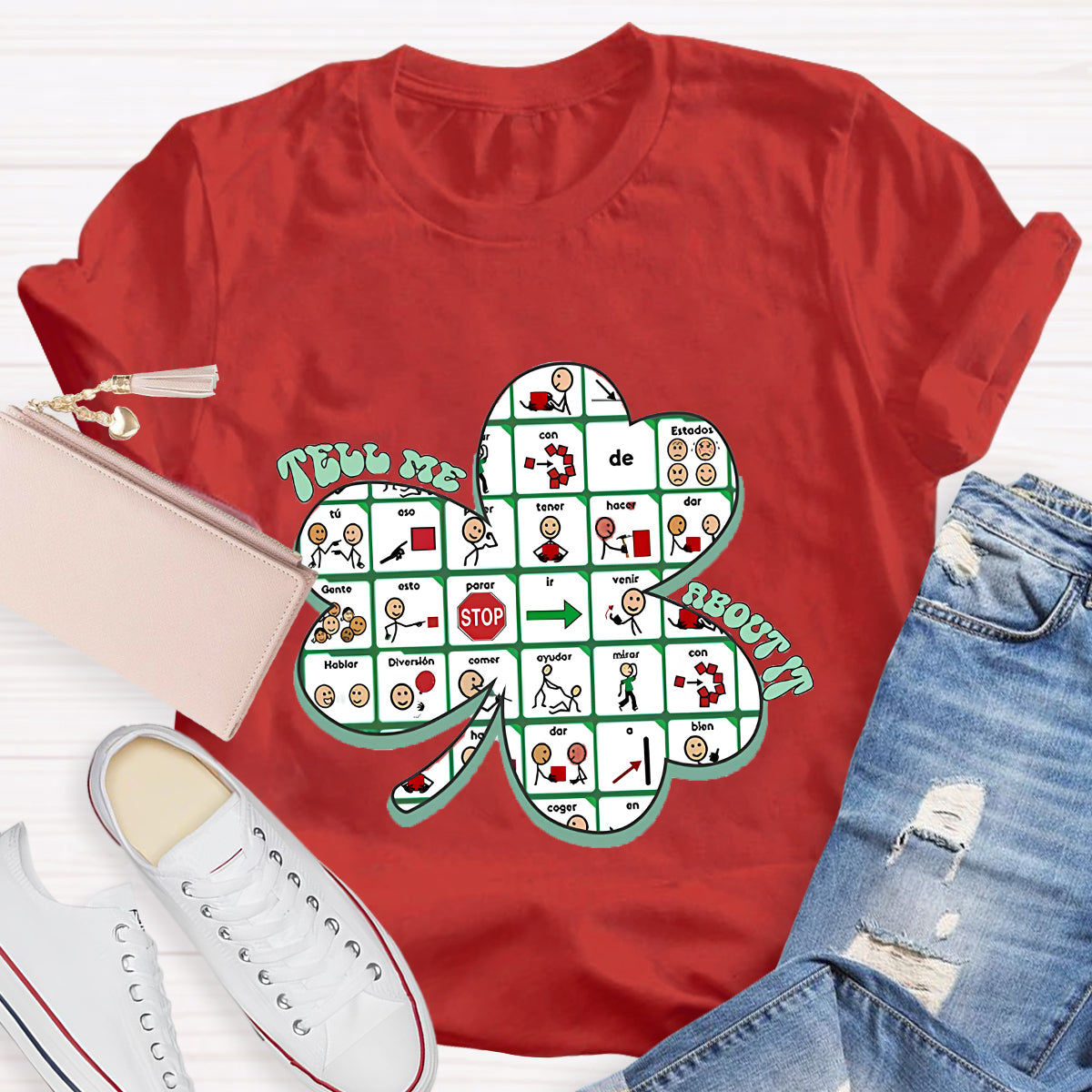 Tell Me About It Shamrock T-Shirt