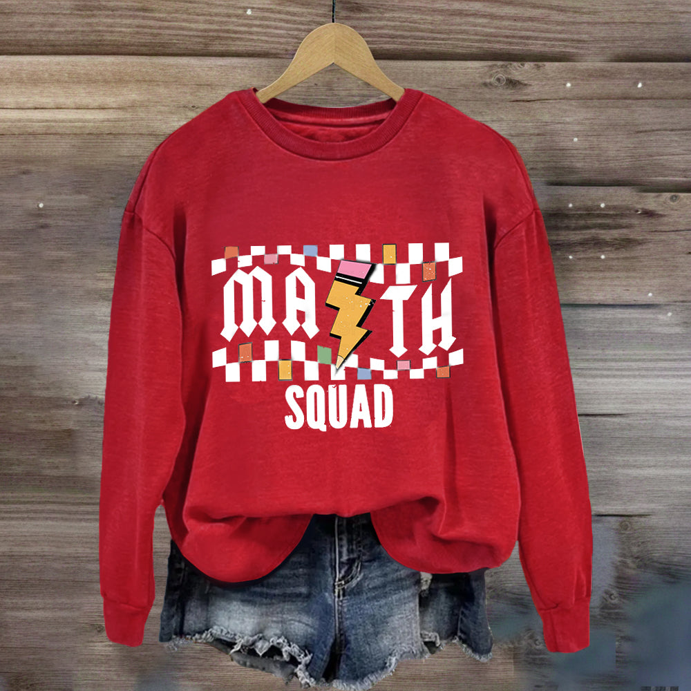 Math Squad Teacher Sweatshirt