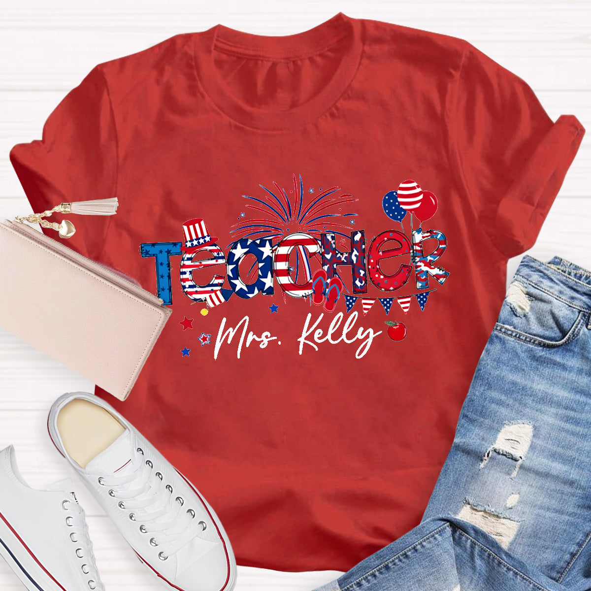 Personalized Name 4th Of July America History T-Shirt
