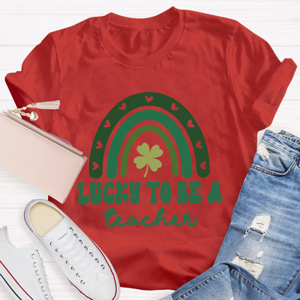 Lucky To Be A Teacher T-Shirt