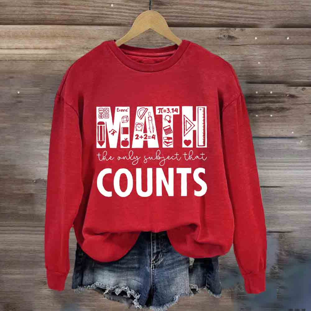 Math Counts Teacher Sweatshirt