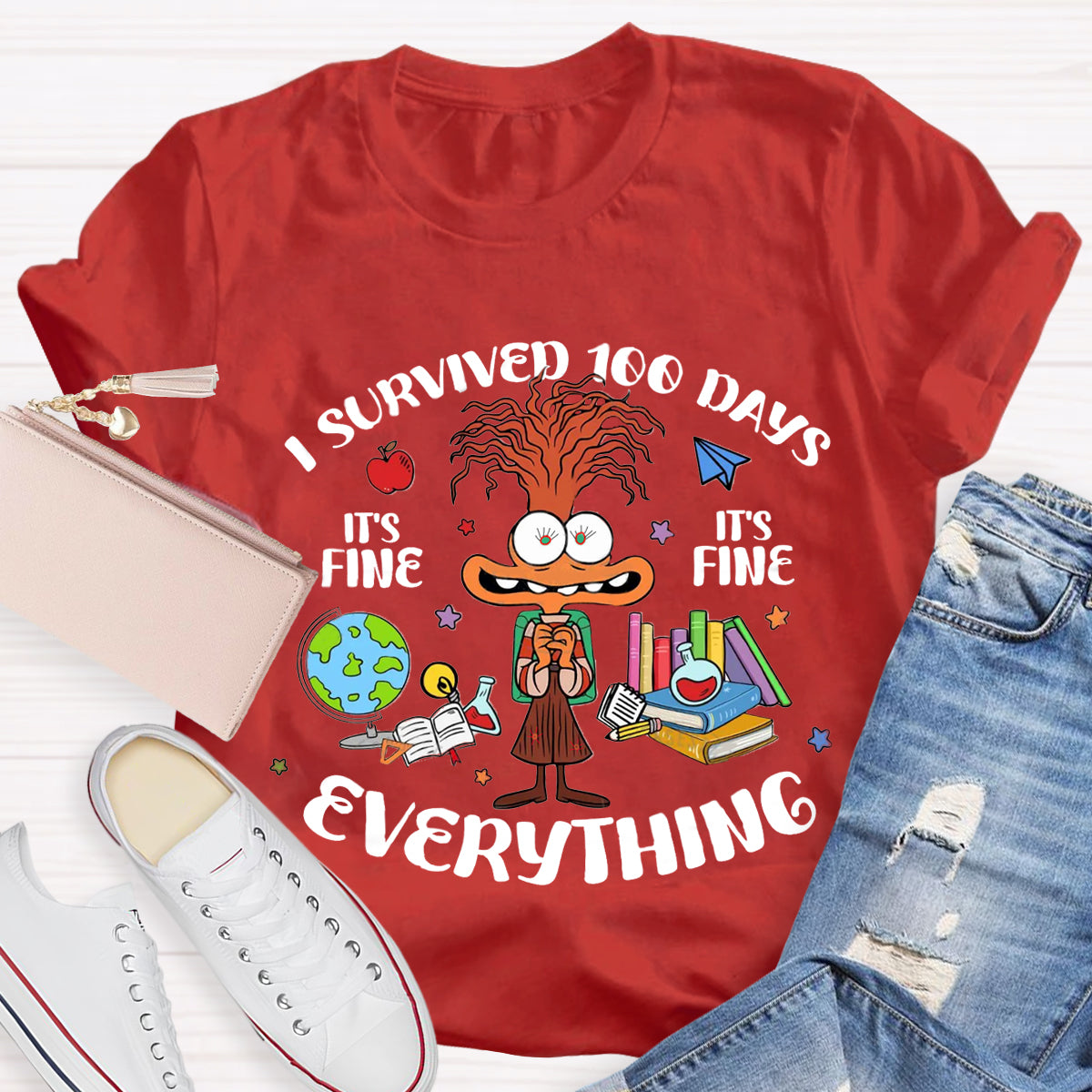 I Survived 100 Days Of School T-Shirt