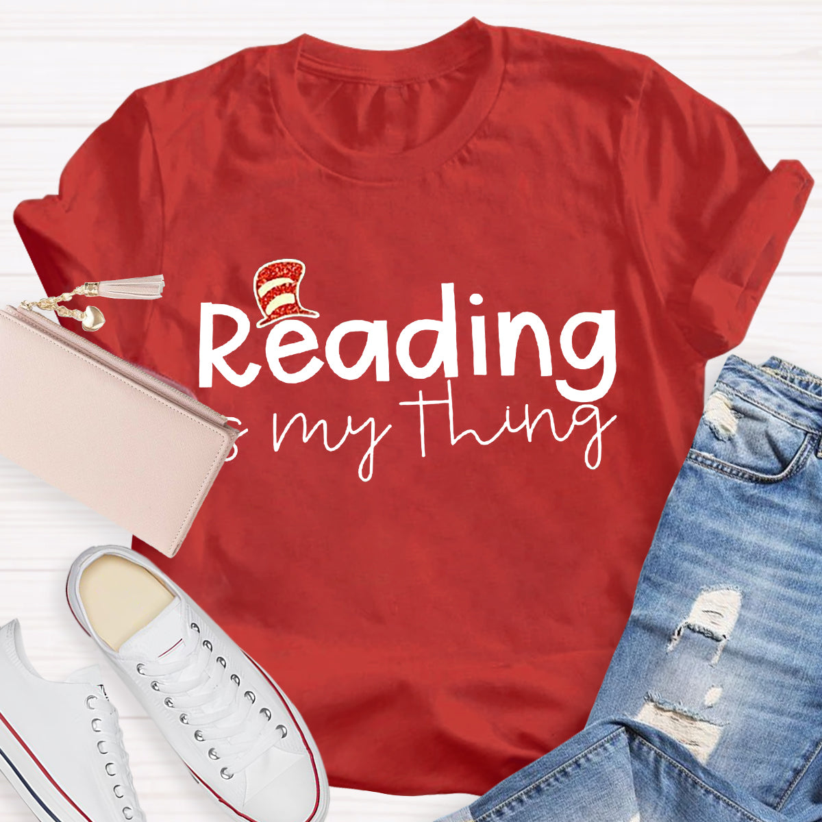 Reading Is My Thing Teacher T-Shirt