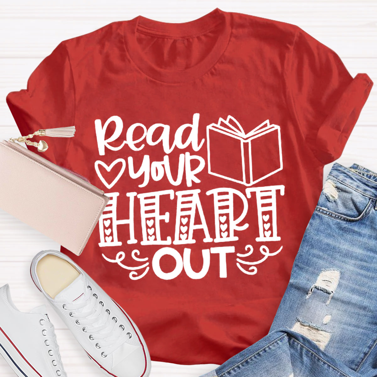 Read Your Heart Out Teacher T-Shirt