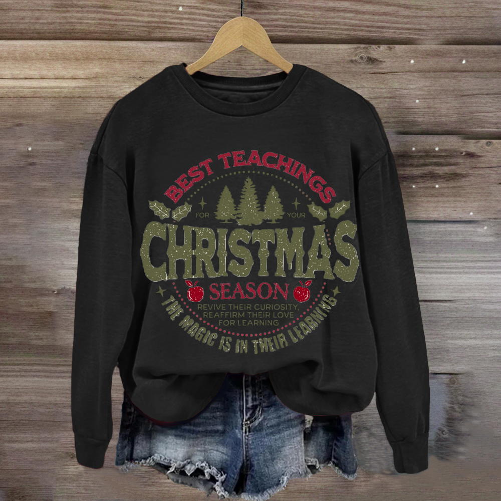 Best Teacher Christmas Season Sweatshirt