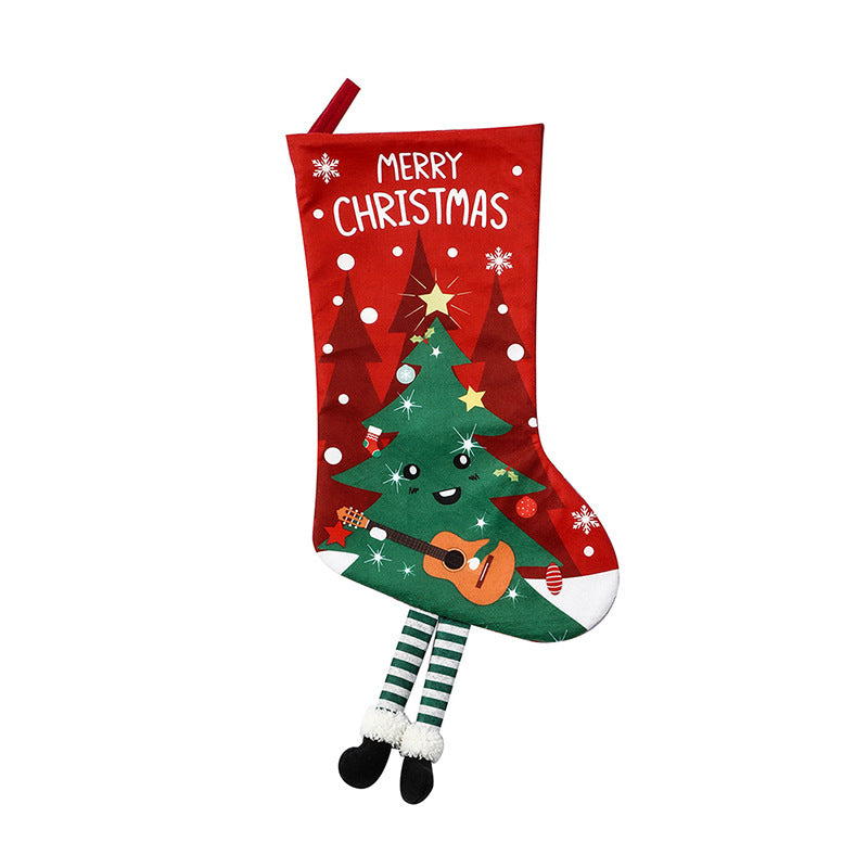 Gift Bag Christmas Tree Ornaments Gift Socks Fireplace Pendants