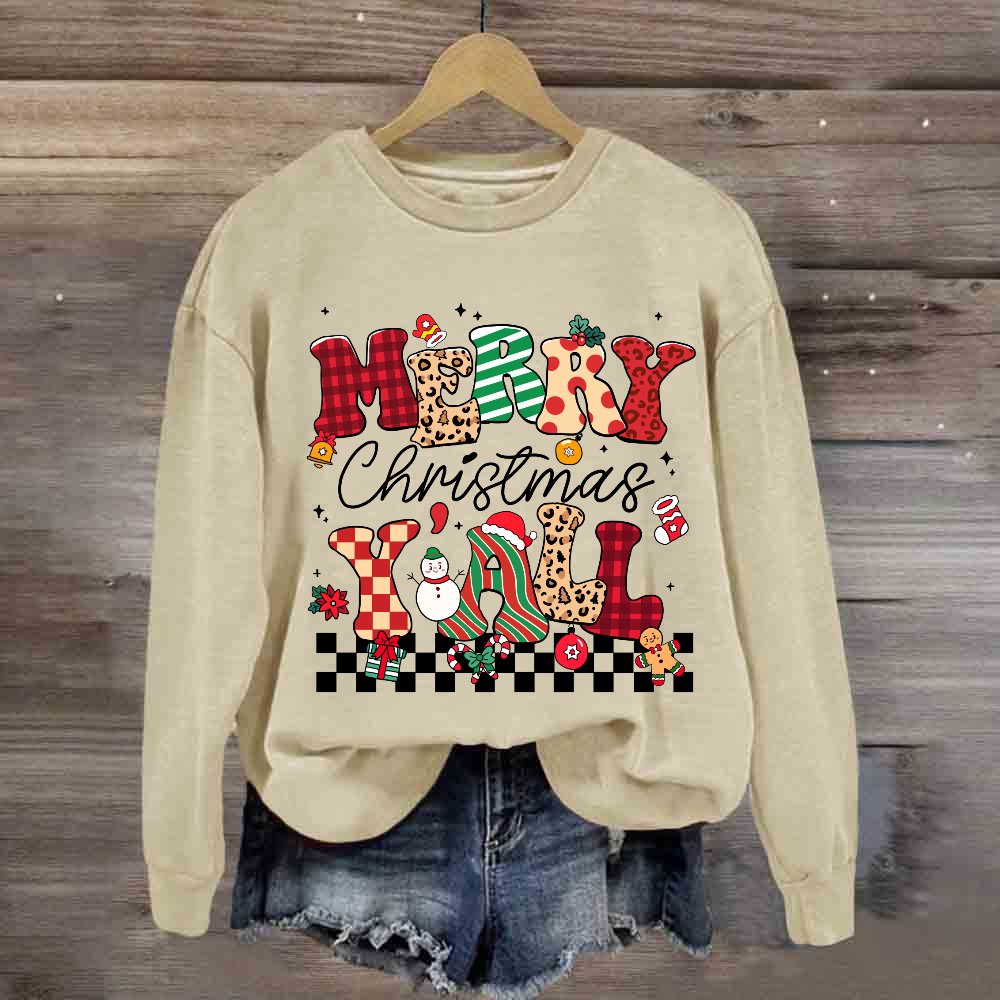 Merry Christmas Y'all  Sweatshirt