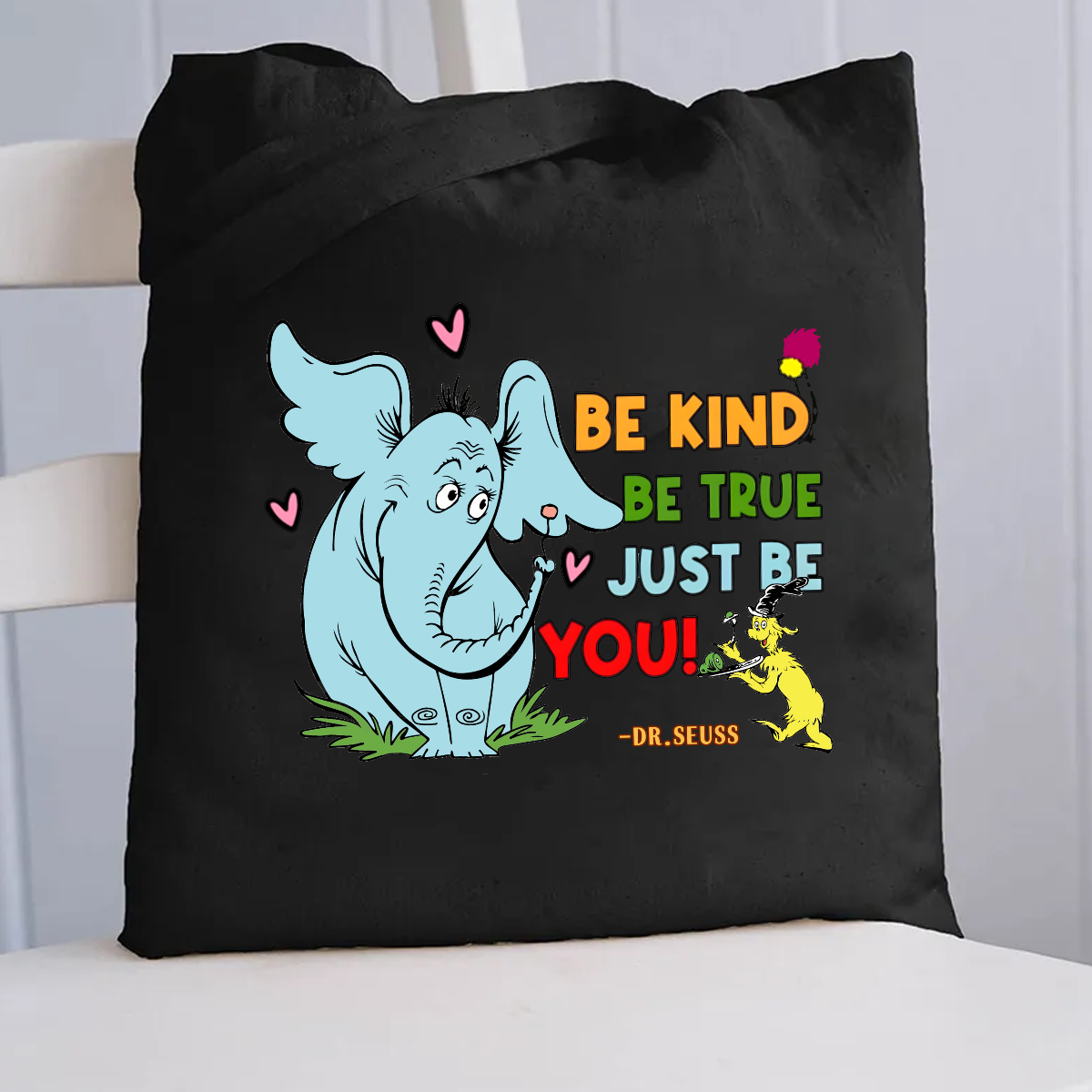 Be Kind Be True Just Be You  Canvas Tote Bag