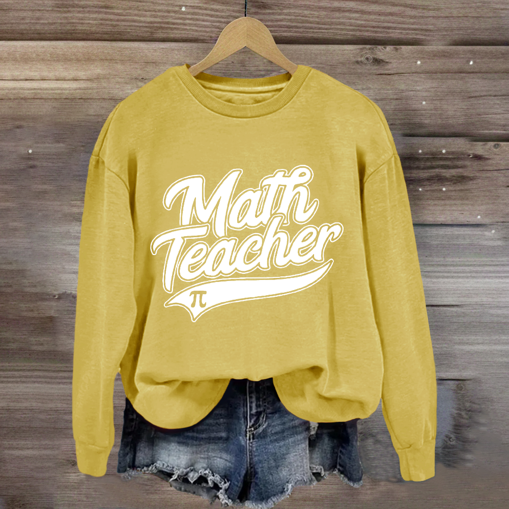 Math Teacher Pi Day Sweatshirt