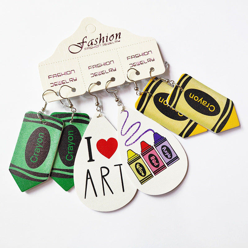 Music Math Teacher's Earrings Set