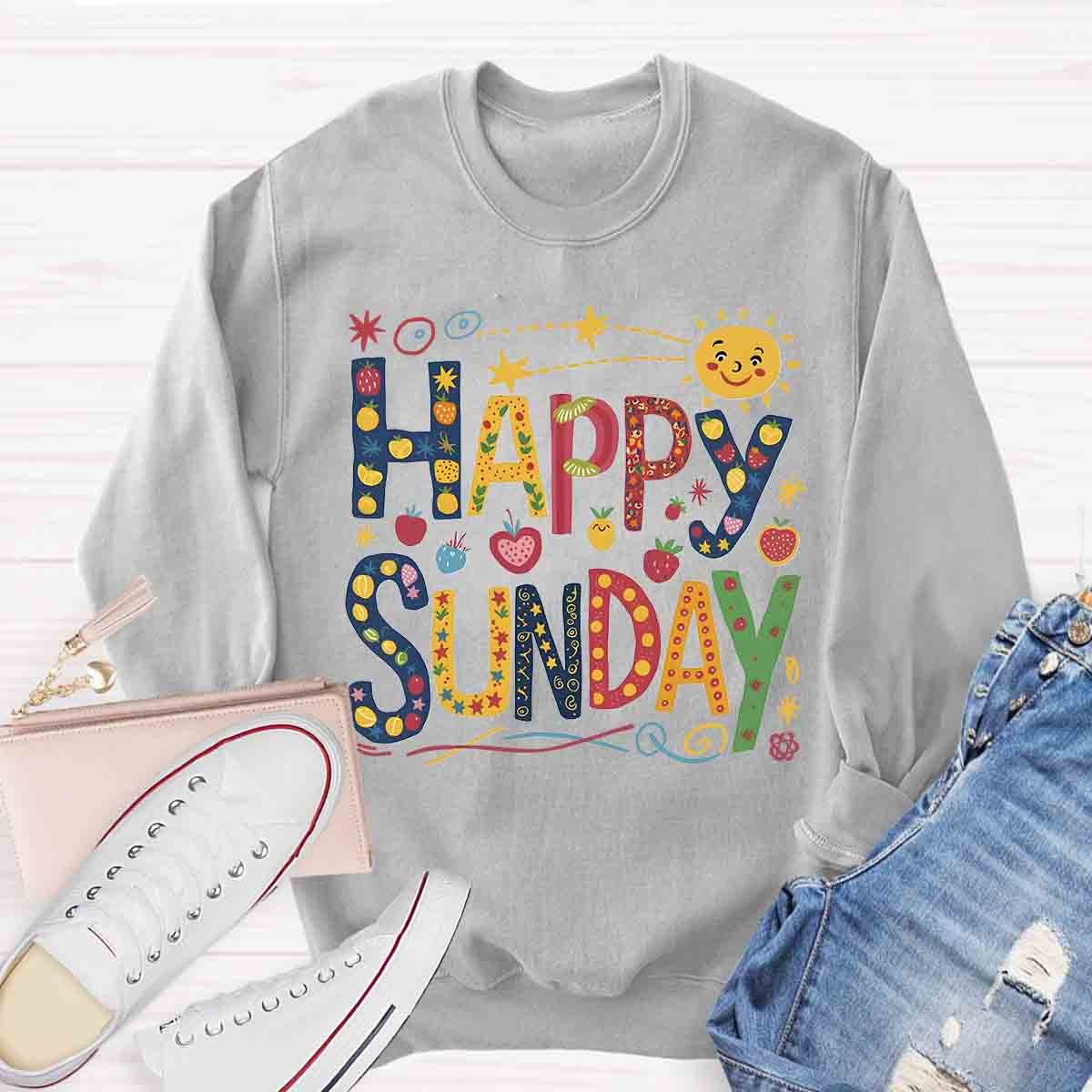 Happy Sunday Sweatshirt