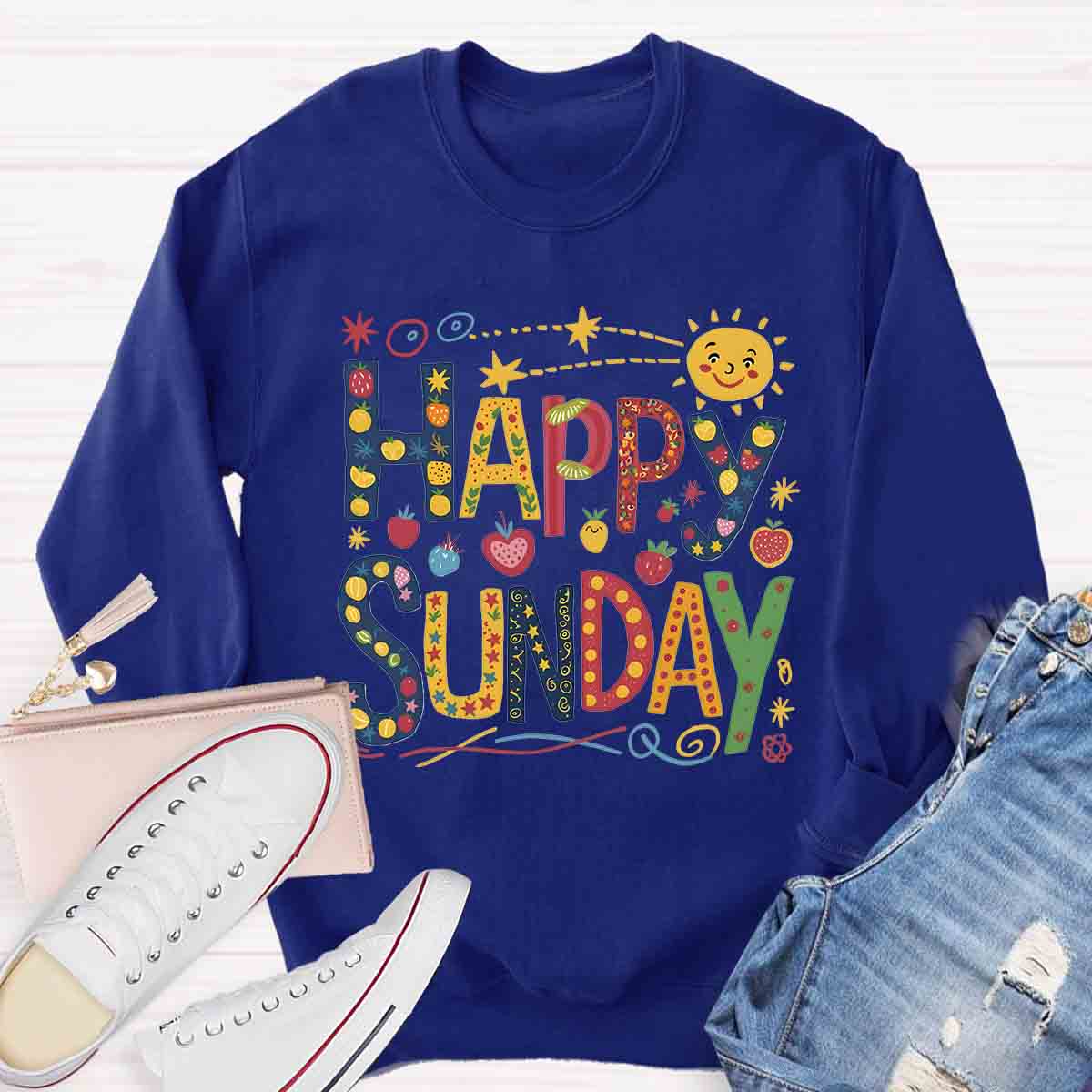 Happy Sunday Sweatshirt