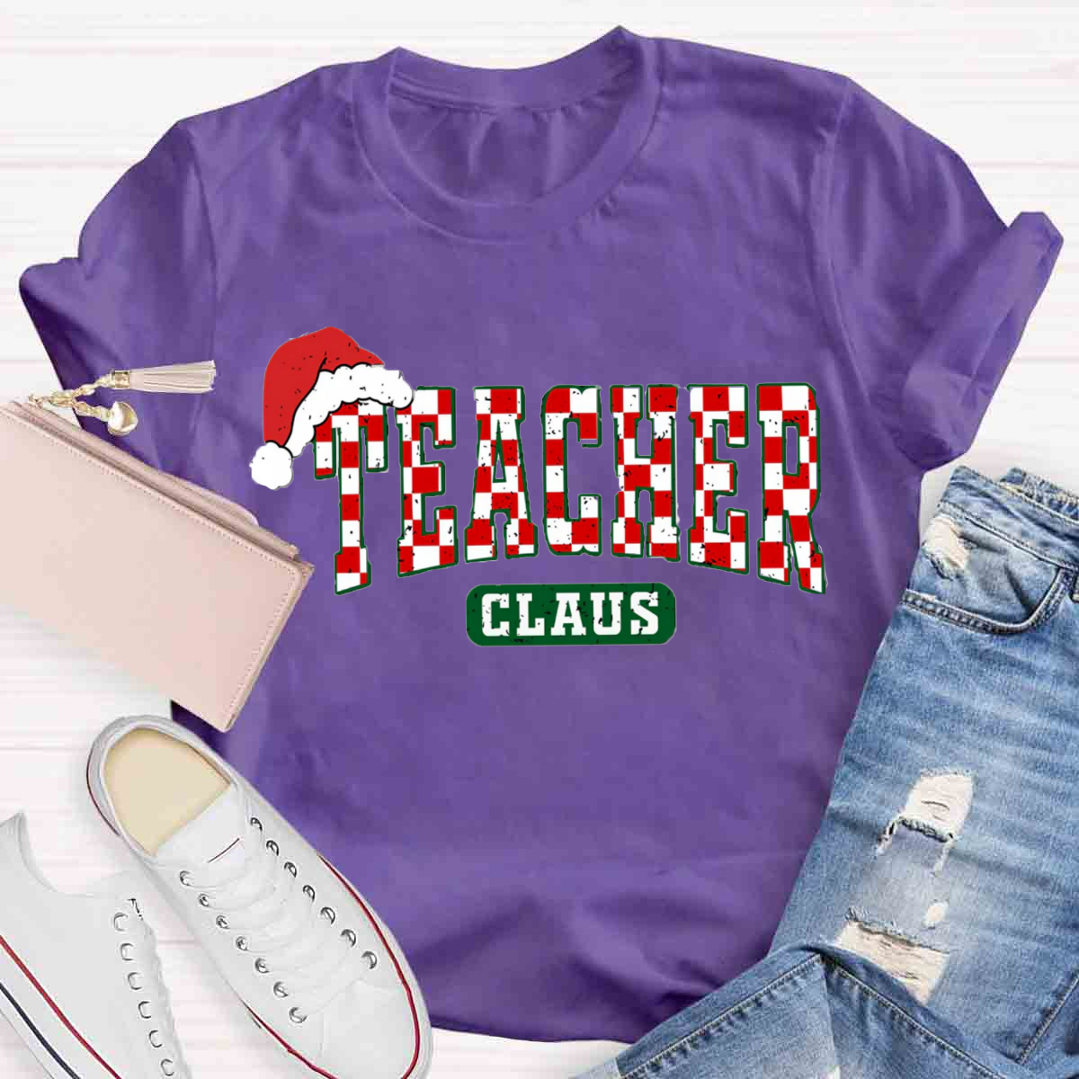 Teacher Claus Christmas  T-Shirt