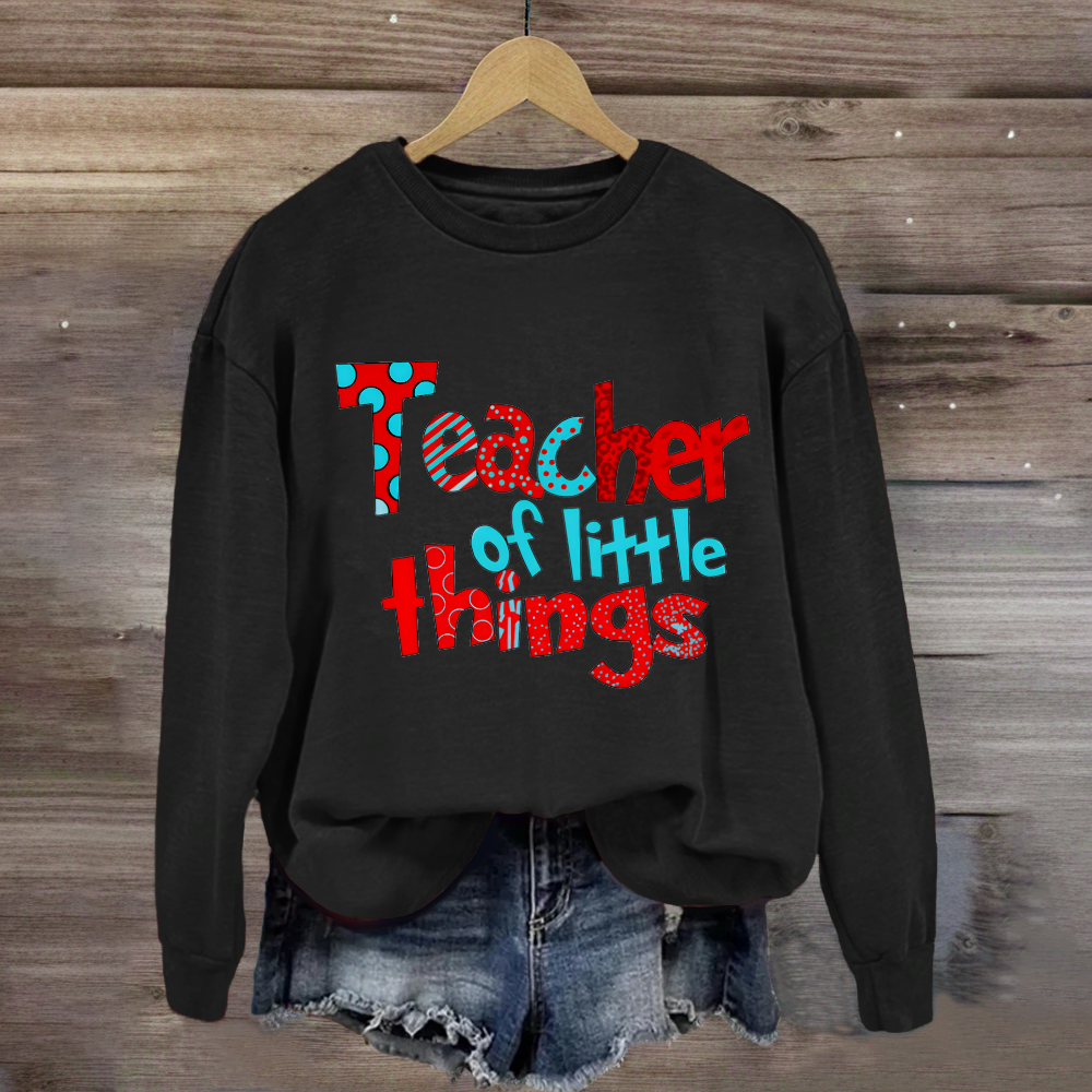 Teacher Of Little Things Sweatshirt